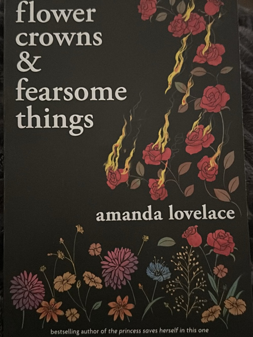 Flower Crowns & Fearsome Things Poetry Book